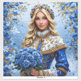 Adesivo Linda Neve Maiden