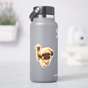 Adesivo Lindo Cartoon Cachorro Shih Tzu Nala