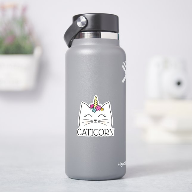Adesivo Lindo Caticórnio Feminino (HidroFlask)