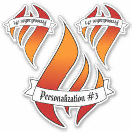 Adesivo Língua dos autocolantes 3UP personalizados de incê