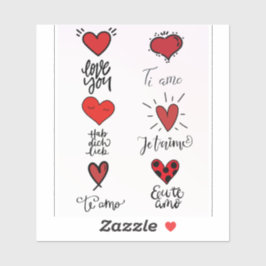 Adesivo Línguas do Amor 
