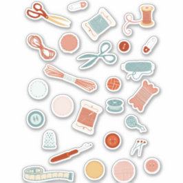 Adesivo Linhas de costura para costurar