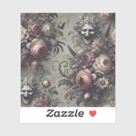 Adesivo Linhas de Ria - Floral Gótico