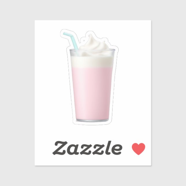 Adesivo Link Milkshake Emoji (Folha)