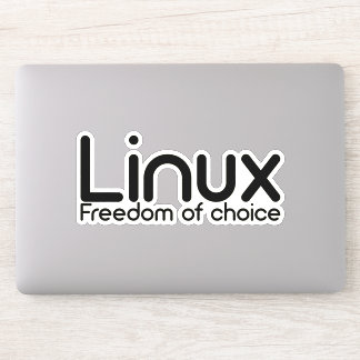 Adesivo Linux - Liberdade de escolha