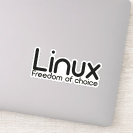 Adesivo Linux - Liberdade de escolha