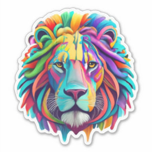 Adesivo Lion Kingdom Explorar com Stickers