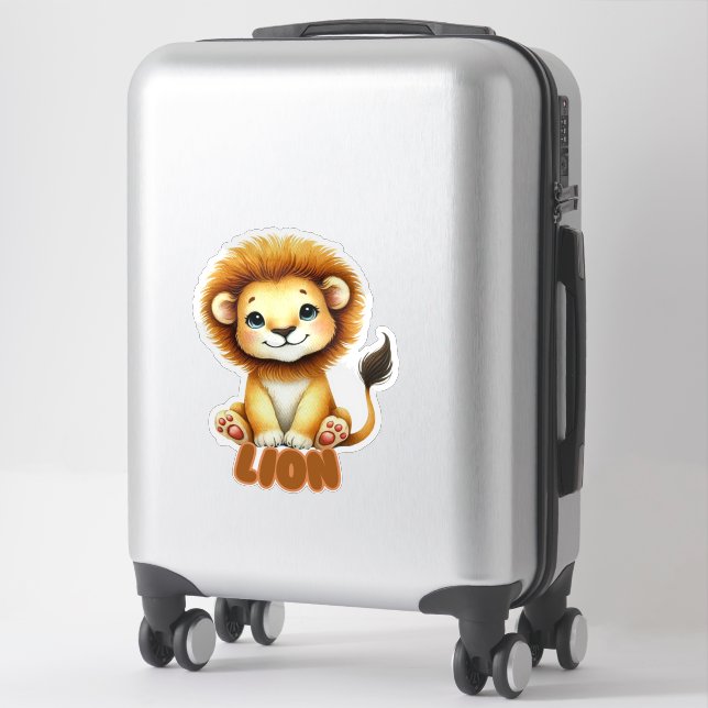 ADESIVO LION - NURSERY STICKER (Mala)