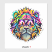 Lion Stickers soltam a beleza selvagem