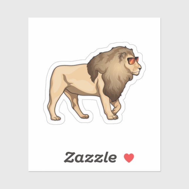 Adesivo Lion Sunvidles (Folha)