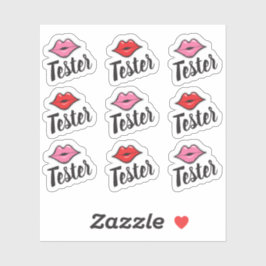 Adesivo Lípstick Distributor Pink & Red Kiss Tube