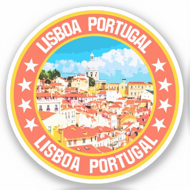 Adesivo Lisboa (Frente)