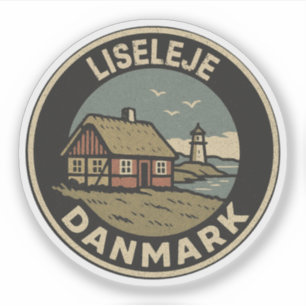 Adesivo Liseleje, Dinamarca Danmark