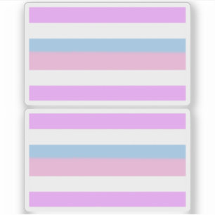 Adesivo Listras Orgulho Intersexo