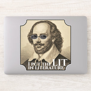 Adesivo Lit dos óculos de sol de Shakespeare