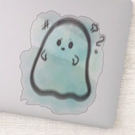 Adesivo Little ghost is angry 