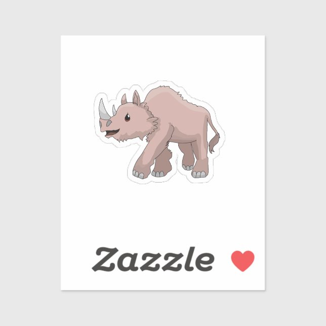 Adesivo Little Sascha woly rhino Sticker (Folha)