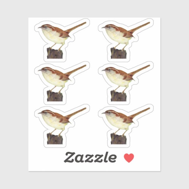 Adesivo Little Wren (Folha)