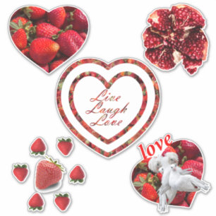 Adesivo Live Laugh Love set