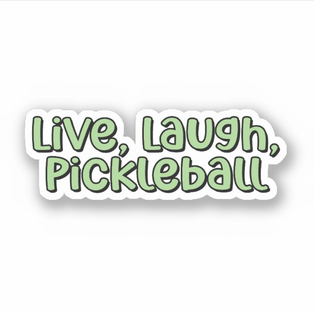 Adesivo Live, Ria, Pickleball Green Pickleball (Frente)