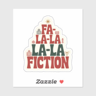 Adesivo Livro de Natal da Ficção Fa-la-la