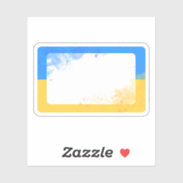 Adesivo Livro de rascunho do autocolante ucraniano