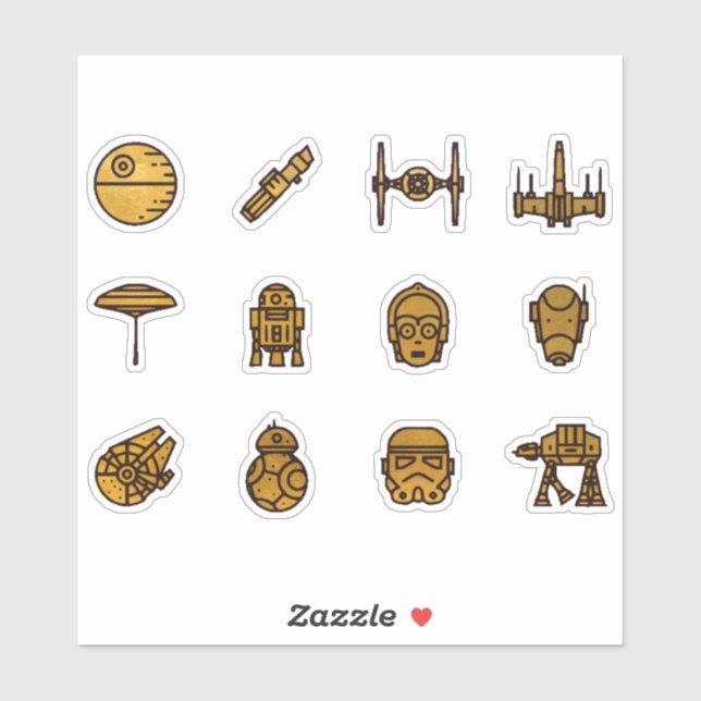 Adesivo Lixo Espacial (Folha)