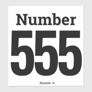 Adesivo Lixo pode Roda Caixa Número até três dígitos