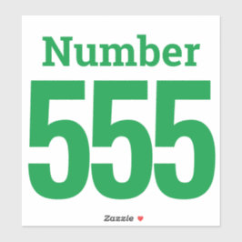 Adesivo Lixo pode Roda Caixa Número até três dígitos