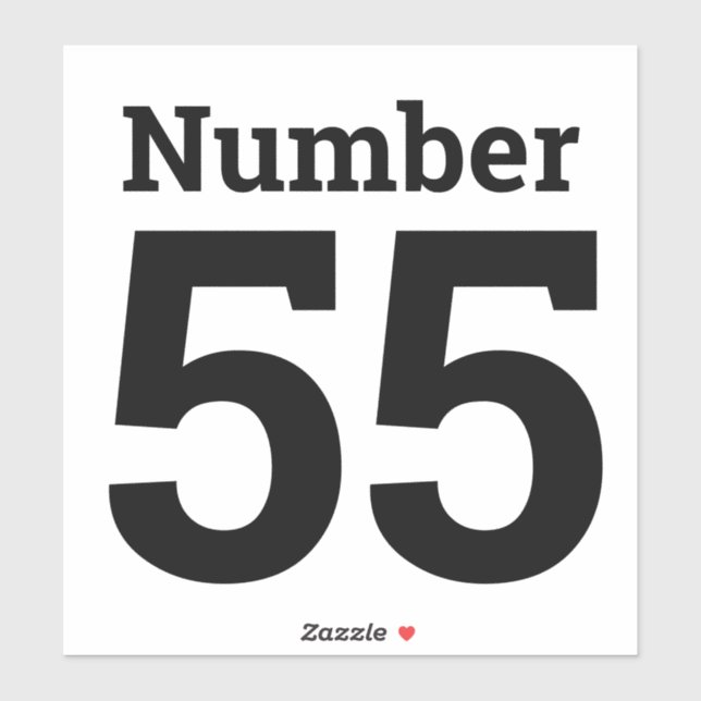 Adesivo Lixo pode Rodar Número de Caixa até Dígitos Duplos (Folha)