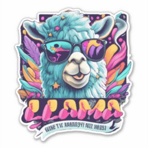 Adesivo Llama Stickers Adicionando um toque de reluzência