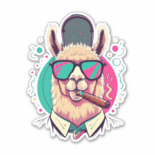 Adesivo Llama Stickers Gritam Joia em Todos os Detalhes