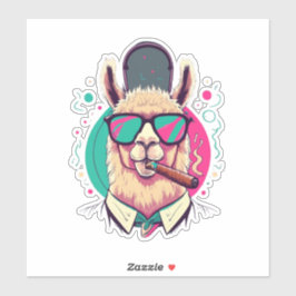 Adesivo Llama Stickers Gritam Joia em Todos os Detalhes