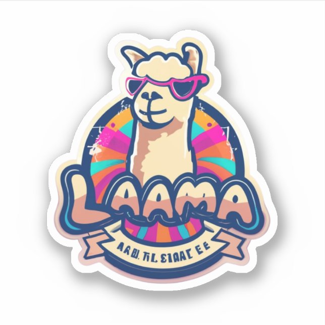Adesivo Llama Stickers O presente perfeito para Amantes de (Frente)