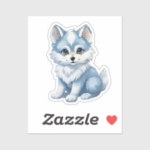 Adesivo Lobo cartoon