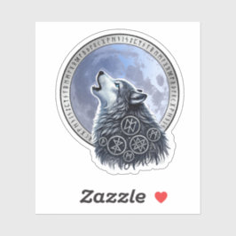 Adesivo Lobo de Odín