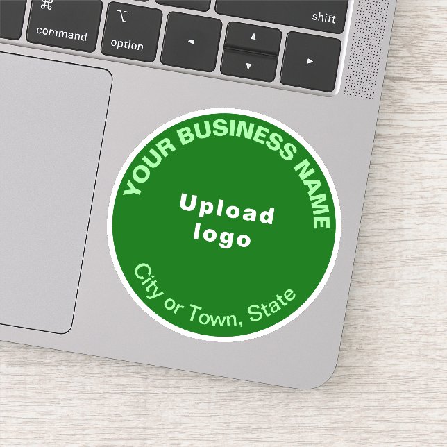 Adesivo Local de atividade no Green Round Vinyl Sticker (Detalhe)