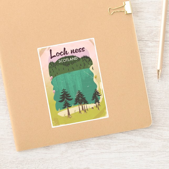 Adesivo Loch Ness Scotland (Notebook)