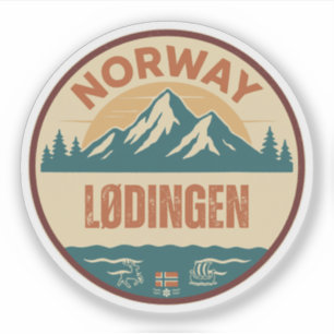 Adesivo Lødingen, Norge Noruega