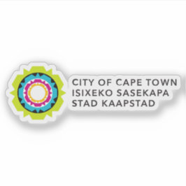 Adesivo Logo of Cape Town, the Republic of South Africa