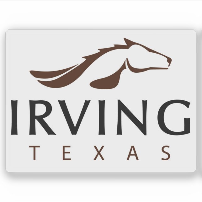 Adesivo Logo of Irving, Texas, USA (Frente)