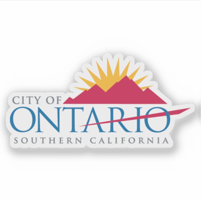 Adesivo Logo of Ontario, California, USA (Frente)