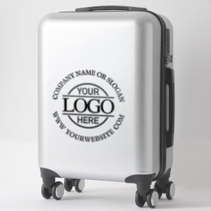 Adesivo Logotipo Comercial da Empresa Custom Moderno Simpl