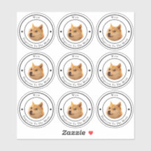 Logotipo comercial do Círculo Dodgecoin Limpar Vin