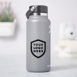 Adesivo Logotipo comercial Garrafa de água com marca pro