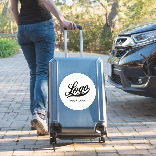 Adesivo Logotipo comercial no Pára-choque fora do círculo 