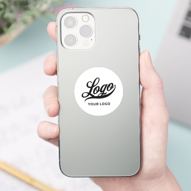 Adesivo Logotipo comercial no telefone da empresa fora do  (Telefone)