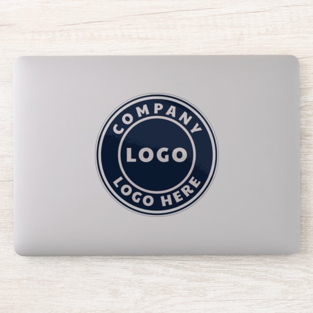Adesivo Logotipo Corporativo Simples de Negócios Funcionár (Computador)