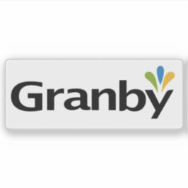 Adesivo Logotipo da cidade de Granby, Quebec, Canadá