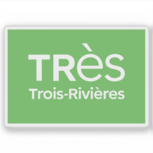Adesivo Logotipo da cidade de Trois-Rivières, Quebec, Cana